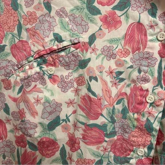 Vintage Diane Von Furstenberg Floral Button Down - Picture 12 of 13